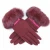 Import YRRETY  Winter Elegant Cute Fur Warm Mittens Female Bowknot Genuine Rabbit Fur Soft Woolen Ladies Wrist Gloves Pure Color from China