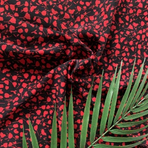 YXQ Width 160cm Plant Pattern  Digital  100%Polyester Printed Fabric  For Womens  Dress