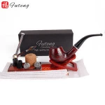 Zhejiang FuTeng Nice Quality wood Smoking Pipe Set Best selling Pipe Tobacco Cheap Smoking Pipes for Sale