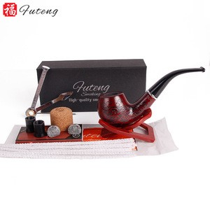 Zhejiang FuTeng Nice Quality wood Smoking Pipe Set Best selling Pipe Tobacco Cheap Smoking Pipes for Sale