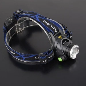 Zoom Focus 600LM XM-L T6 Head Lights 3 Modes Rechargeable LED Headlamp with Charger Adapter HL-6505