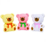 zuanxin Sitting bear shape slow rising cheap Anti stress Animal Stress Ball decompression Squishy Foam PU squeeze toy