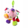 0-3 years plush musical baby toy soft pig educational baby toy early education baby carriage pendant doll