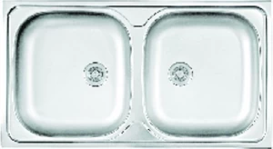 Chrome Kitchen Sink Quality 304, Dual Bowls