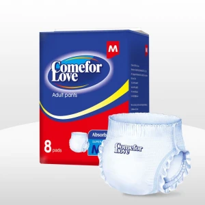 Disposable Adult Diaper Pant Elder Incontinence OEM Full Sizes Anti-Leak Protection Health care Hospital use