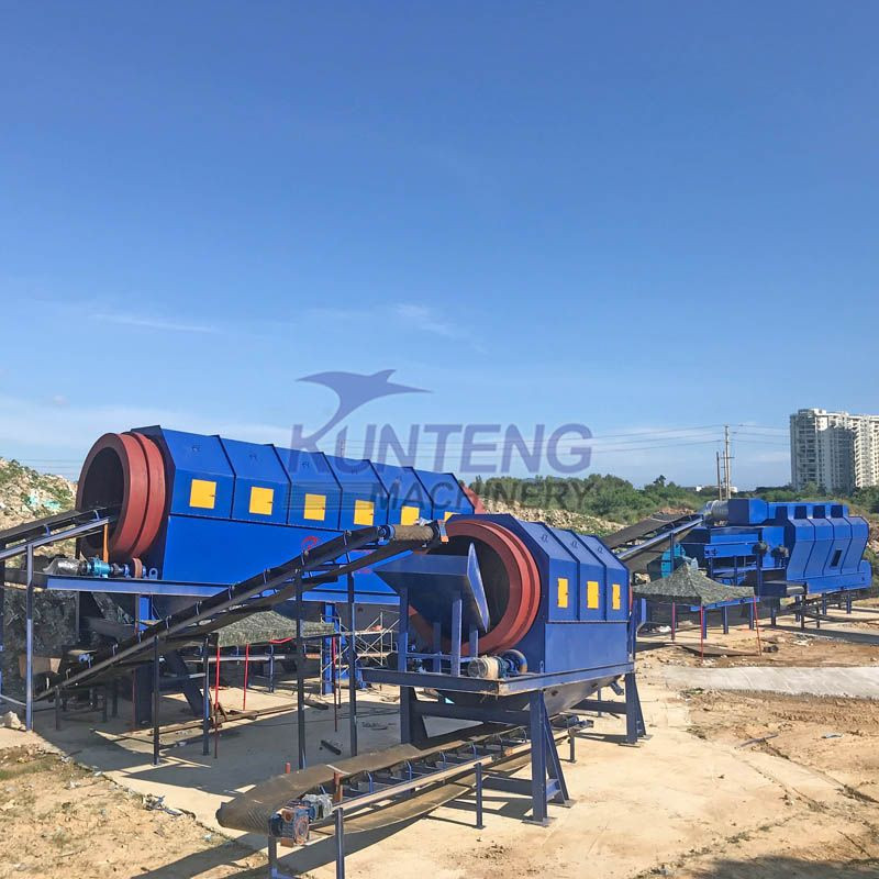 Buy Urban Landfill Waste Drum Screening Machine, Solid Waste Drum ...