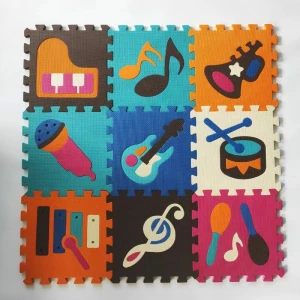 Kids Puzzle Mat With Shape Design
