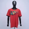Majestic Apparels Made Premium Quality Custom Women T-shirt with Chenille embroidery O-Neck Cotton T-shirt