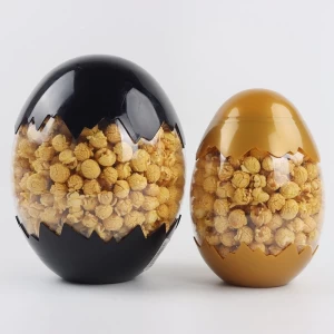 Net red popcorn penguin egg-shaped milky caramel-flavored spherical popcorn casual snack movie theater snack