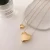 Import Custom 18K Gold Plated Stainless Steel Chain Link Heart Necklace from China