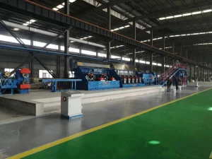 Full two-roll large-capacity aluminum rod continuous casting and rolling production line