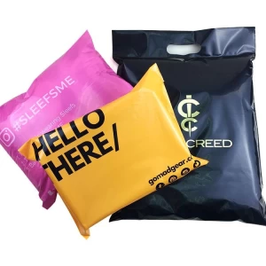 14.5x19 colorful custom made poly mailers mailing bags for clothes Matte Black Poly Mailers Poly Mailing Satchels