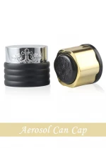 Aerosol Can Cap, Plastic Lid, Aluminum / Iron