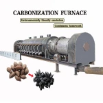 Large Industrial Palm Waste Charcoal Making Machine Date Palm Waste Biomass Carbonization Furnace Charcoal Line