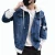 Import OEM/ODM Hooded Denim Jacket Men's Hip Hop Jeans Coat Retro Jean Jacket Street Casual Bomber Jacket Outerwear Hoodies from China