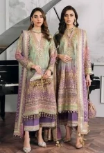 Luxury Chiffon 3 Piece Unstitched Embroidered