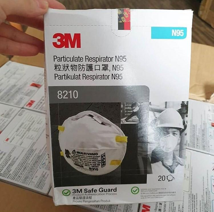 Buy 3 M 8210 N95 Disposable Face Mask from Orgro Fibre LLP, India ...