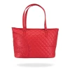 High quality solid color handbag for women