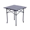 Portable outdoor camping aluminum alloy folding table and chairs