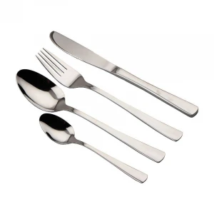 Xmas promotion stainless steel cutlery set forks silver cutlery dinner set with good price