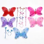 Children's luminous butterfly wings kids cosplay