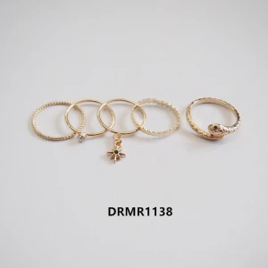 5pcs Stackable Rings Set for Women