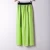 Import Women Double Layer Chiffon Pleated Retro Long Maxi Dress Elastic Waist Skirt New from India