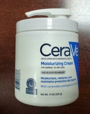 CeraVe Moisturizing Cream W Pump for Normal To Dry Skin 19oz  Nodrying Oil Free