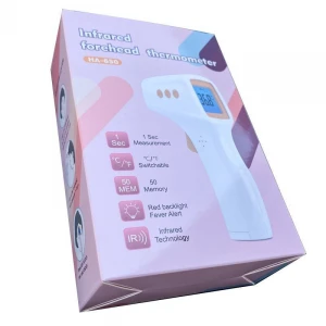 Household Gun Style Infrared Forehead Thermometer With Free Customize Service For Human Body Temperature Monitoring