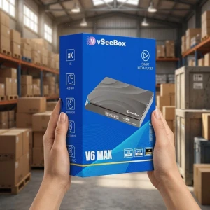 vSeeBox V6 Max New Box 8K HD 4GB+64GB Voice Control Wifi 6 Android 14
