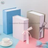 CMYK Printing Wholesale Price Customized Clamshell Folding Gift Box Ribbon Clothing Boxes