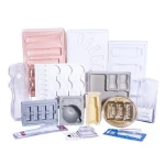 Set Blister Tray Packaging Blister Pack Box Plastic Packaging Electronic Component Head Earphone Headset Tray