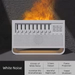 White noise flame oil aroma diffuser