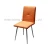 Import Pu Leather Dining Chair With Backrest Metal Legs For Home Indoor Restaurant from China