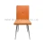 Import Pu Leather Dining Chair With Backrest Metal Legs For Home Indoor Restaurant from China