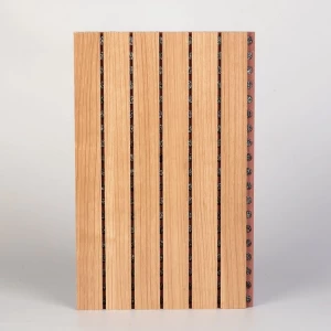 hot selling fluted wooden acoustic panels noise reduction wall ceiling soundproof board for meeting room