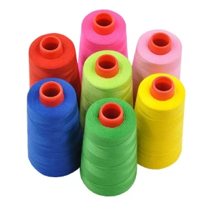 Dyed Colors 100% Spun Poly Poly Core Yarn Sewing Thread 20/2 2000m