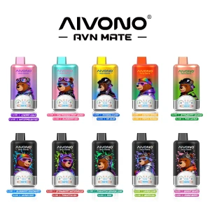 AIVONO Double Flaovr 2 in 1 vaper 120k puff disposable electronic cigarette vape puff bar