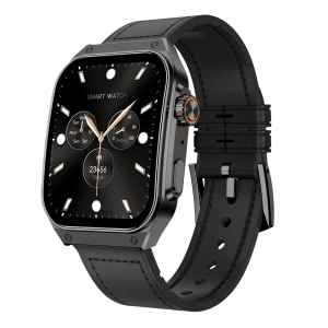 AM15 AMOLED Display 1.96-Inch Smart Watch SOS Calling Heart Rate Blood Oxygen Smartwatch
