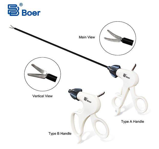 Buy Laparoscopic Highly Insulated Curved Scissors from HangZhou Boer
