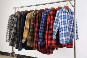 Clothes Flannel Shirt Used Clothing