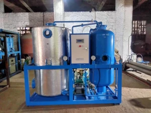 Waste oil regeneration system for industrial applications