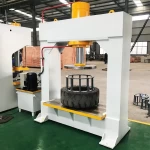 160 ton pressing machines forklift solid tire press machine hydraulic solid forklift tyre press machine