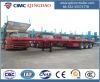 cimc tri-axle 40ft flatbed container truck semi trailer