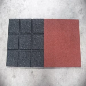 1000x1000mm Cheap noise-proof recycled rubber gym flooring mats
