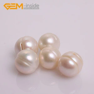 10-11MM White Undrilled No Holes Pearl 10 Pcs Cultured Freshwater Pearl For Jewelry Making Strand 15 inch Wholesale