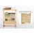 Import 100% Bamboo Wood TV Tray Removable Side Couch Console Table Laptop Desk with Storage Bag from China