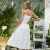 Import 100% Cotton White Backless A-Line Dress Casual Women Elegant Summer Sandbeach Resort Dresses Clothes Girls from China