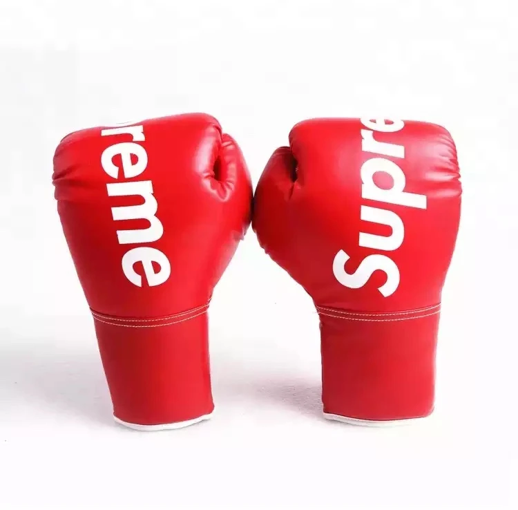 100% leather boxing gloves low rate/moq