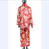 100 polyester satin pajama sleepwear